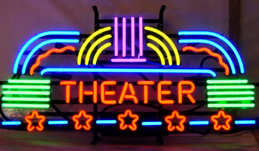 Theater Neon Sign